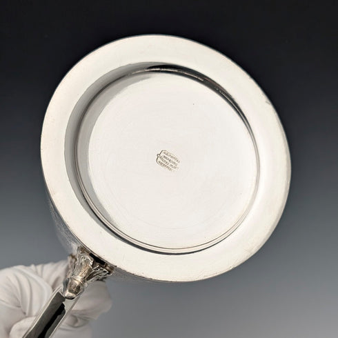 1900 British antique silver plate teapot John Henry Potter